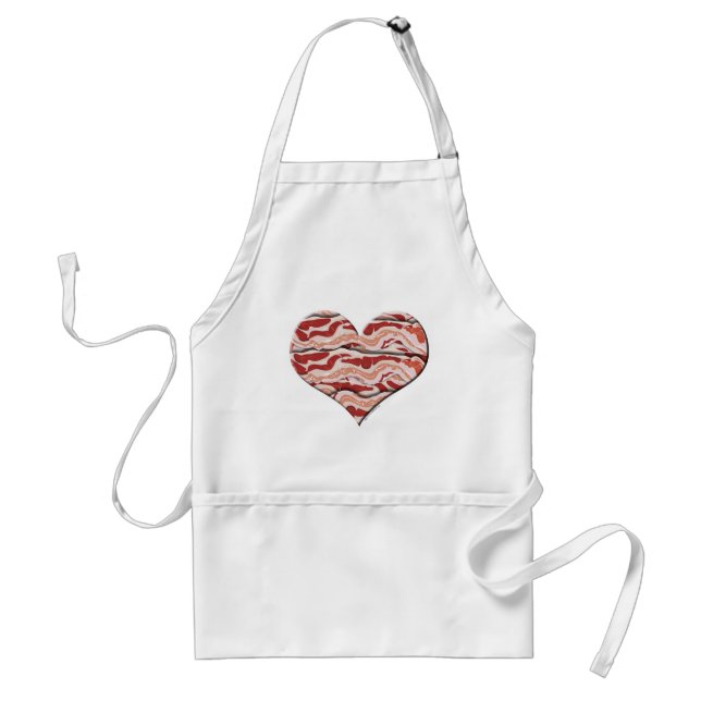 Bacon Lovers Heart Standard Apron (Front)