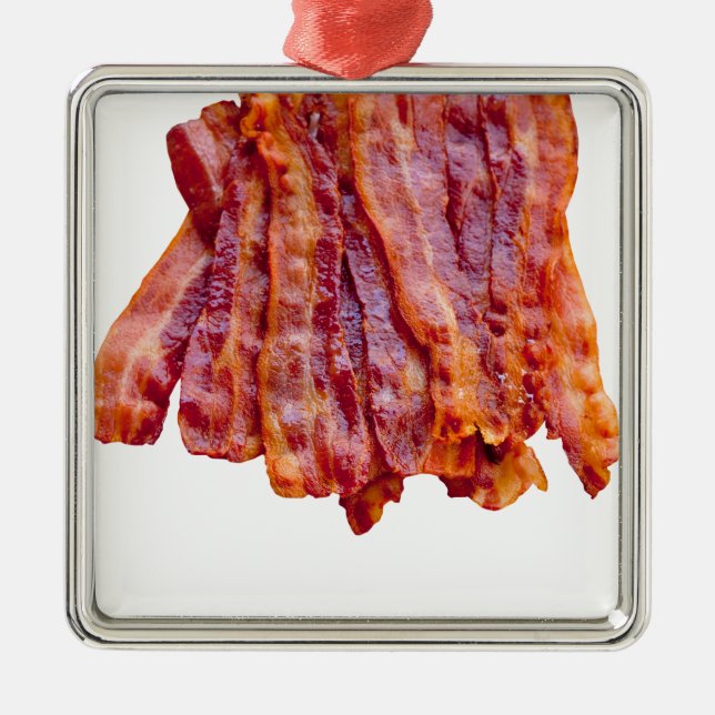Bacon Metal Ornament (Front)