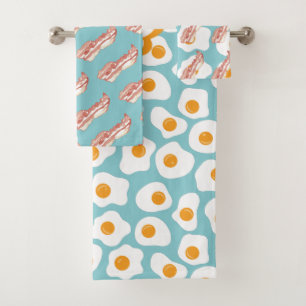 Bacon mignon et Motif d'oeufs Monogramme
