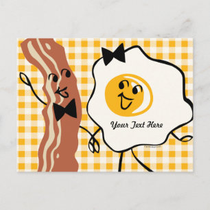 Bacon 'N Egg Lover Recipe Postcard