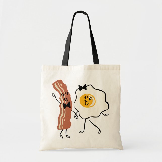 Bacon 'N Egg Lover Tote Bag (Front)