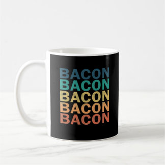 Bacon Name Bacon Vintage Retro Bacon Name Item Coffee Mug