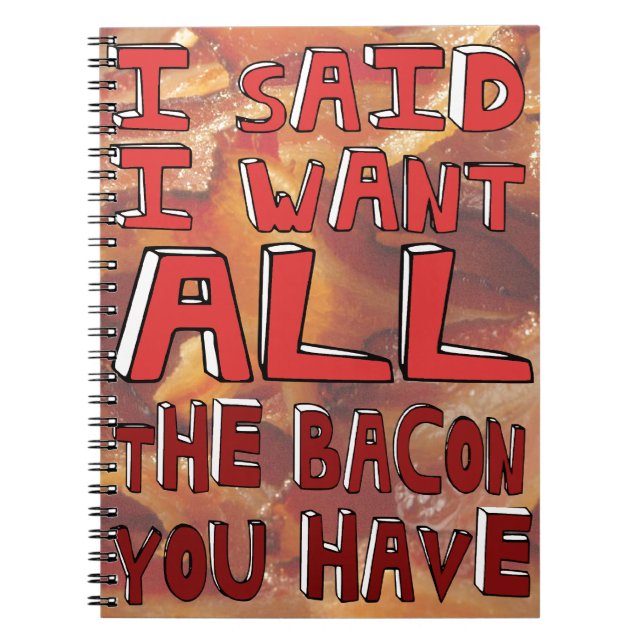Bacon Notebook (Front)