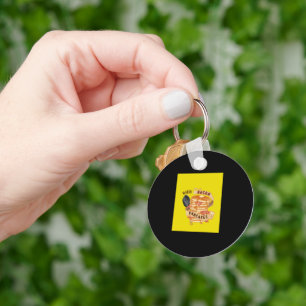 Bacon Pancakes Funny Bacon Lover Keychain