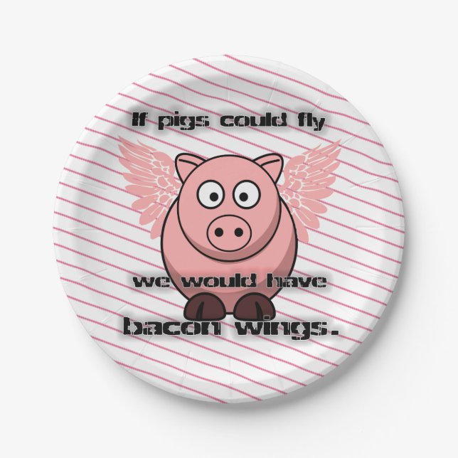 bacon paper plate (Front)