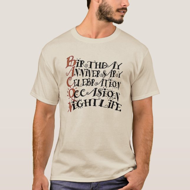 Bacon Party Animal T-Shirt (Front)