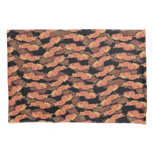 Bacon Pattern Pillowcase
