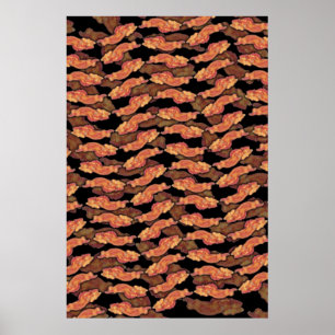 Bacon Pattern Poster