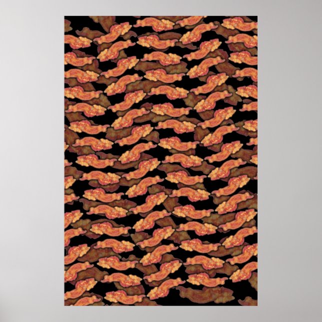 Bacon Pattern Poster (Front)