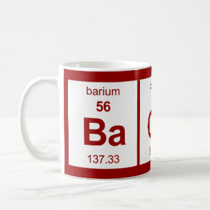 BaCoN Periodic Table Coffee Mug