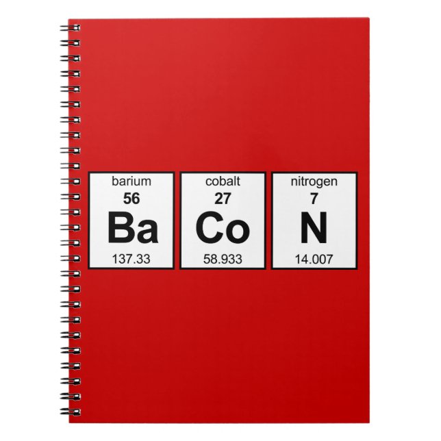 BaCoN Periodic Table Notebook (Front)