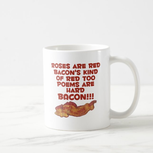 Bacon Poem Coffee Mug (Right)