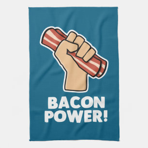Bacon Power Kitchen Towel