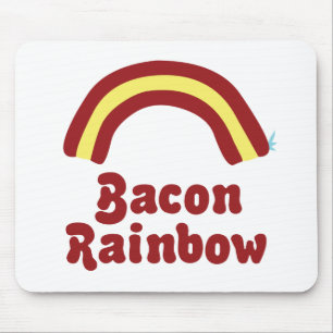 Bacon Rainbow Mouse Pad