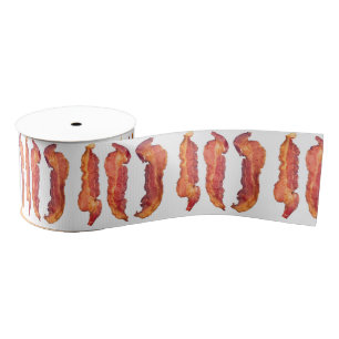 Bacon Ribbon Grosgrain Ribbon