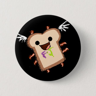 bacon sammich 2 inch round button