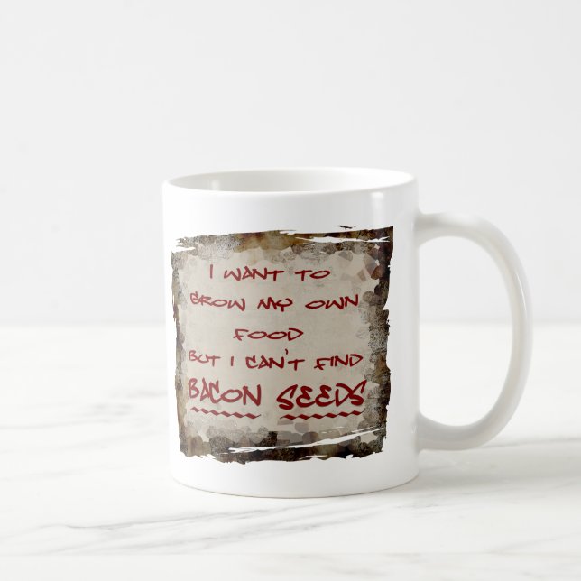 Bacon Seeds Coffee Mug (Right)