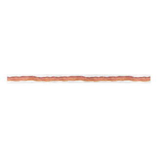 Bacon Strip Ribbon Satin Ribbon