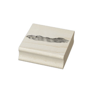 Bacon Strip Rubber Stamp