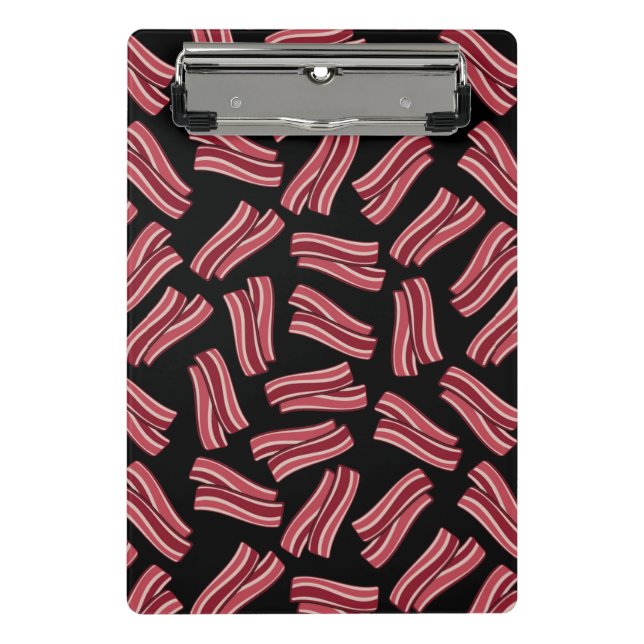 Bacon Strips Pattern Mini Clipboard (Front)