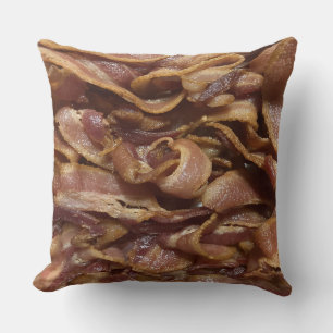 Bacon Throw Pillow
