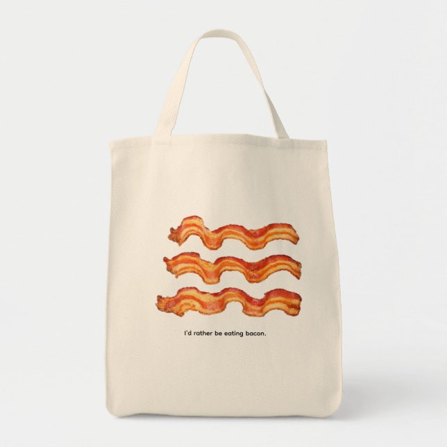 Bacon Tote Bag (Front)