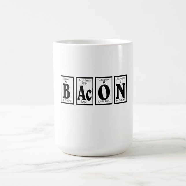 Bacon with your coffee. coffee mug (Center)