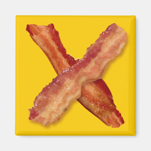 Bacon X O X LOVE Magnet (Front)