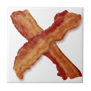 Bacon X O X LOVE Tile
