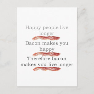 baconlogicwithbacon postcard