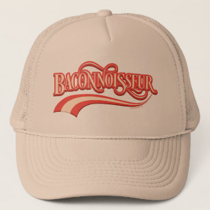 Baconnoisseur (bacon lover) trucker hat