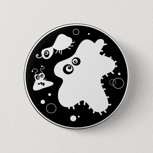 Bacteria 2 Inch Round Button (Front)