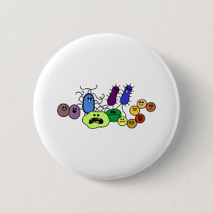 Bacteria 2 Inch Round Button