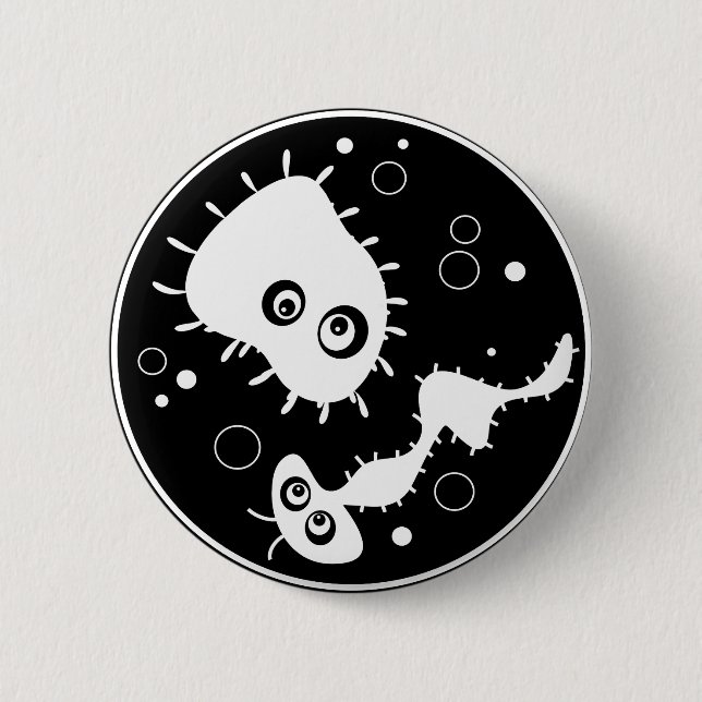 Bacteria 2 Inch Round Button (Front)