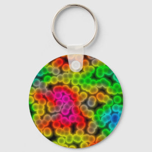 Bacteria abstract background. keychain