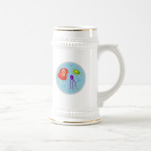 Bacteria Beer Stein