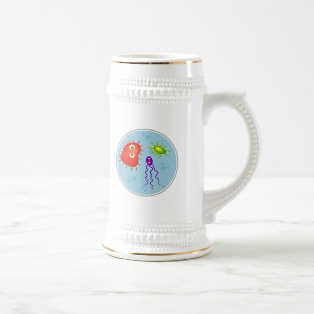 Bacteria Beer Stein (Right)