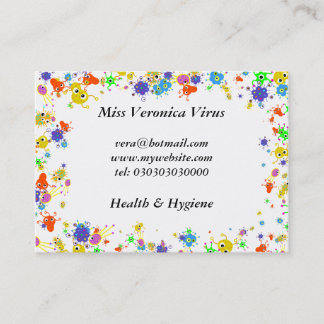 Bacteria Border, Business Card