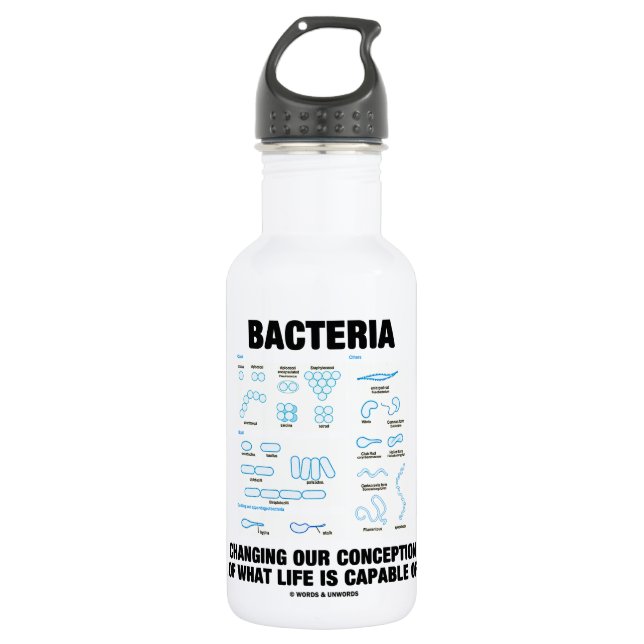 Bacteria Changing Our Conception What Life Is 532 Ml Water Bottle (Front)