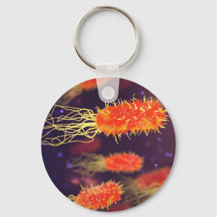 Bacteria Flagella Keychain