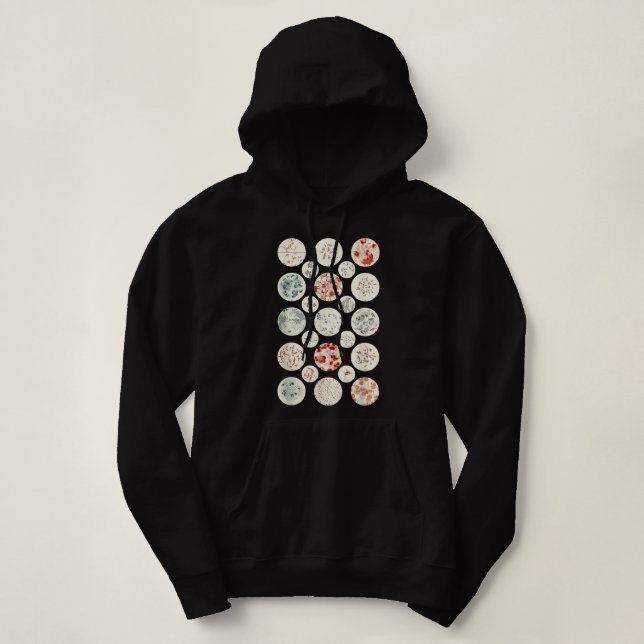 Bacteria funny Microbiology Bacteria Science Tiny  Hoodie (Design Front)