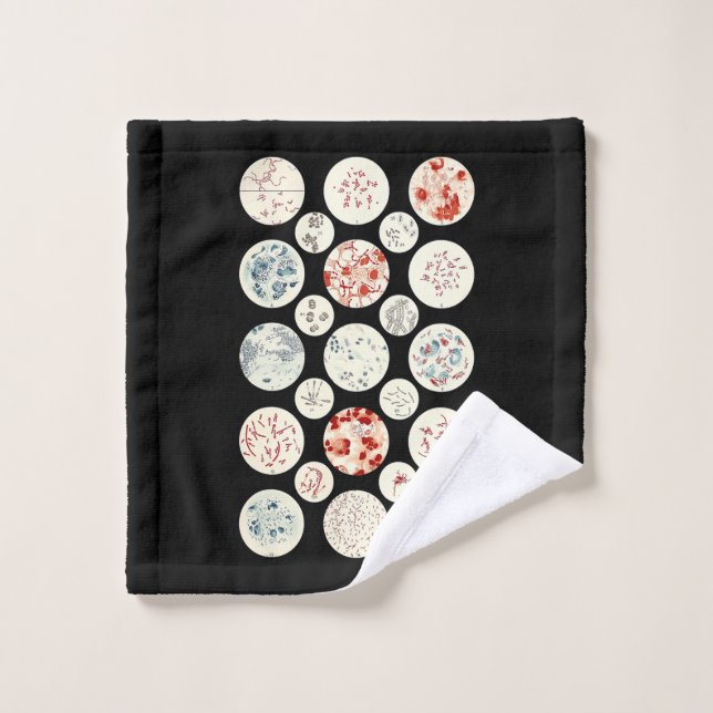 bacteria funny microbiology bacteria science tiny wash cloth (Wash Cloth)