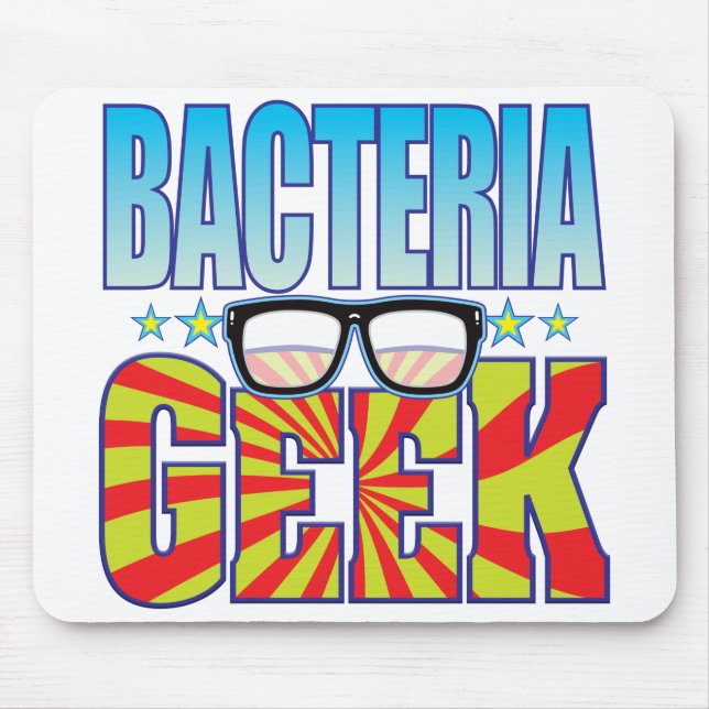 Bacteria Geek v4 Mouse Pad (Front)