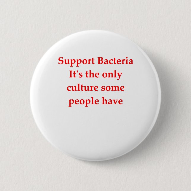 bacteria jke 2 inch round button (Front)