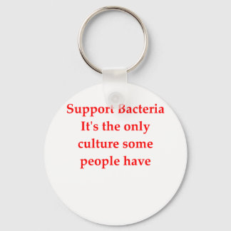 bacteria jke keychain