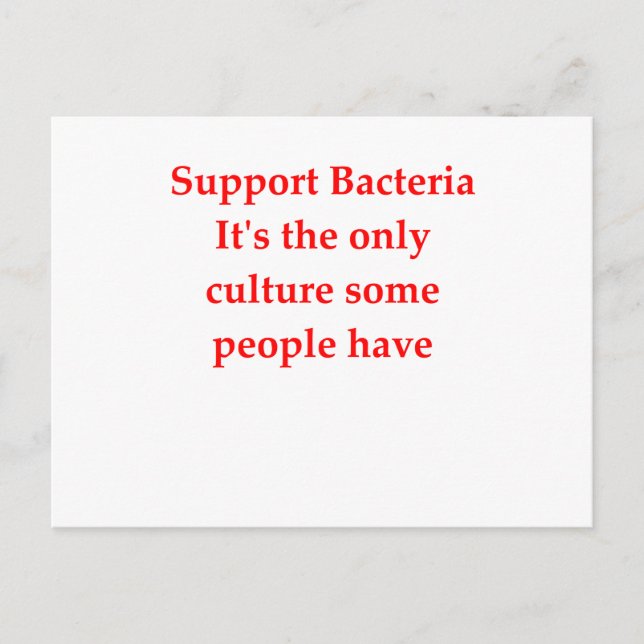 bacteria jke postcard (Front)