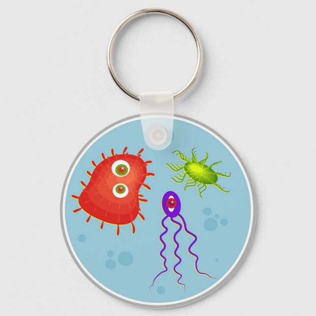 Bacteria Keychain (Front)