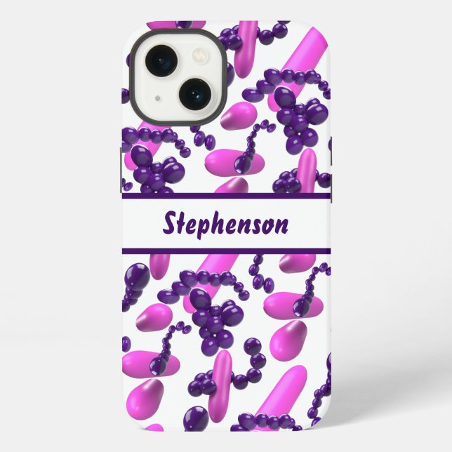 Bacteria Personalized iPhone Case (Back)