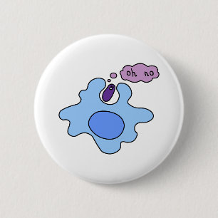 Bacteria Phagocytosis 2 Inch Round Button