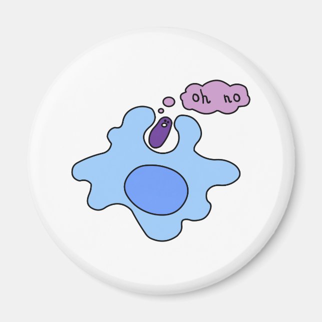 Bacteria Phagocytosis Magnet (Front)